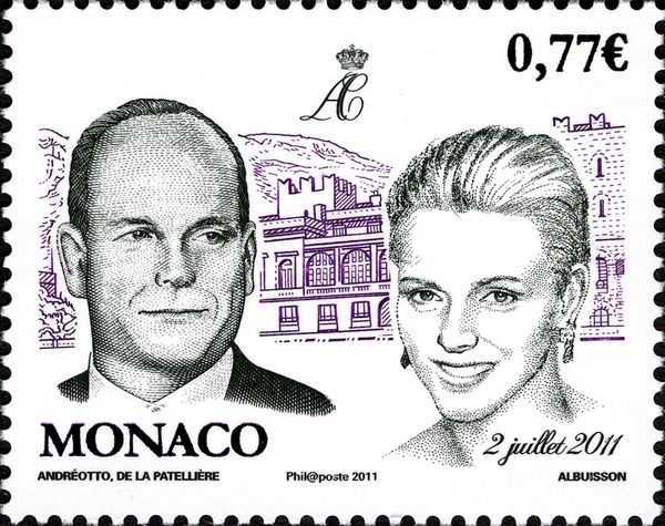 Prince Albert II and Charlène Wittstock