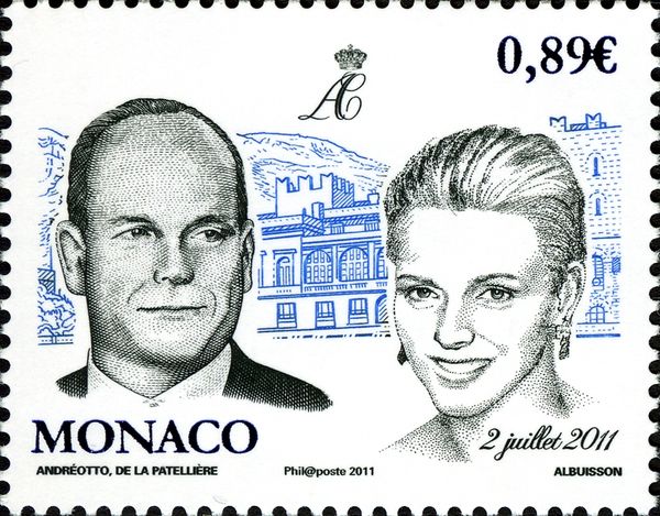 Prince Albert II and Charlène Wittstock