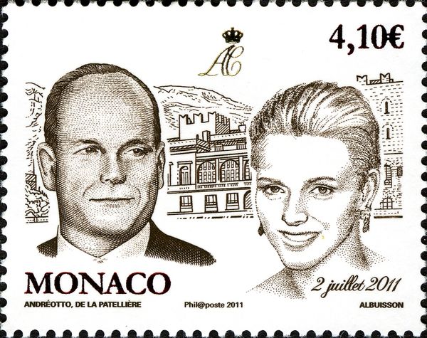Prince Albert II and Charlène Wittstock