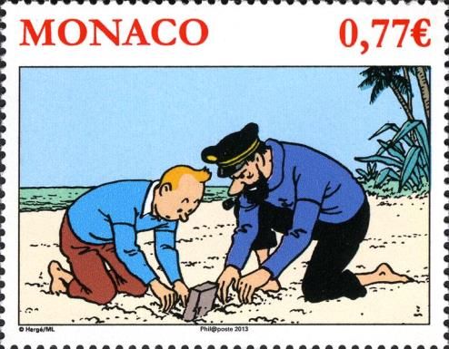 Tintin in Monaco