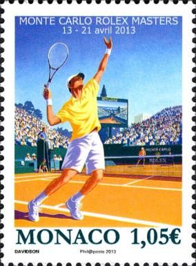 Tennis Player Serving