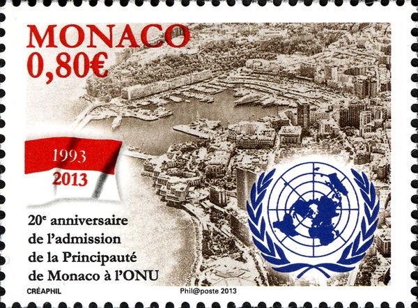 20th Anniversary of Monaco's Entry into the United Nations