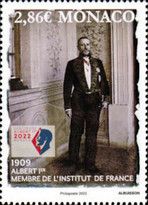 Prince Albert I as Member of Institute of France