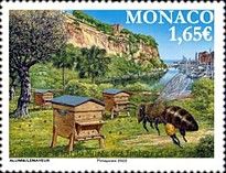 Beehives on Roof of Museum of Stamps and Coins