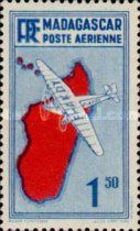 Bloch 120 over Madagascar