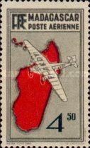 Bloch 120 over Madagascar