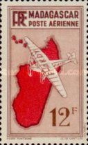 Bloch 120 over Madagascar
