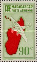 Bloch 120 over Madagascar