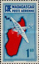 Bloch 120 over Madagascar