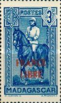 General Joseph-Simon Gallieni overprinted