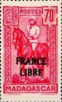 General Joseph-Simon Gallieni overprinted