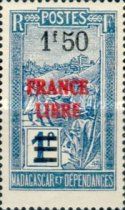 Filanzane Transport overprinted and surcharged
