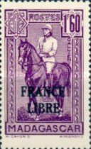 General Joseph-Simon Gallieni overprinted
