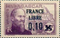 Jean Laborde (1806-1878) overprinted and surcharged