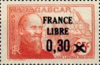 Jean Laborde (1806-1878) overprinted and surcharged