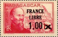 Jean Laborde (1806-1878) overprinted and surcharged