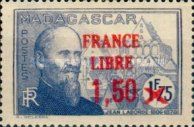 Jean Laborde (1806-1878) overprinted and surcharged