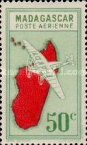 Bloch 120 over Madagascar