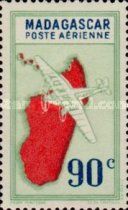 Bloch 120 over Madagascar