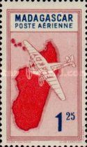 Bloch 120 over Madagascar