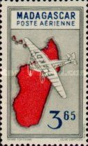 Bloch 120 over Madagascar