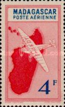 Bloch 120 over Madagascar