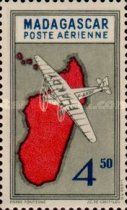 Bloch 120 over Madagascar