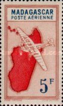 Bloch 120 over Madagascar