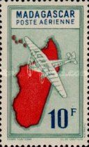 Bloch 120 over Madagascar