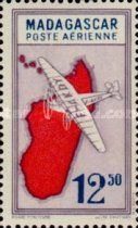 Bloch 120 over Madagascar