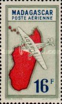 Bloch 120 over Madagascar