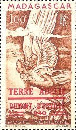 Air Madagascar (Winged Goddess) overprinted