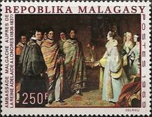 Malagasy Embassy to Queen Adelaide, London