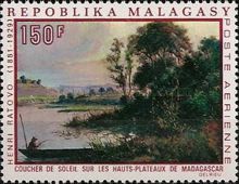 Sunset over the Highlands of Madagascar