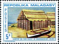 Vezo Dwellings, South-east Coast