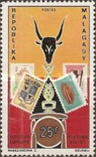 Emblem and Stamps of Madagascar