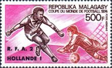 World Soccer Cup, Munich, 1974. overprinted