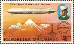 Airship LZ -127 "Graf Zeppelin" over Japan