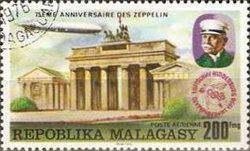 Airship LZ -127 "Graf Zeppelin" over Berlin