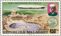 Airship LZ -127 "Graf Zeppelin" over Rome