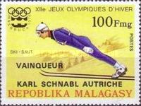 Ski Jumping overprinted
