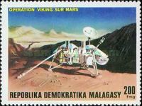 Viking probe on Mars.