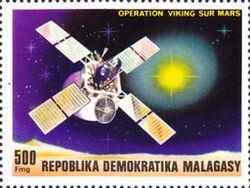 Viking Probe Approaching Mars
