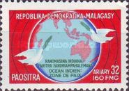 Doves flying across Indian Ocean