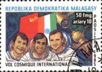 Russian and Indian Cosmonaut
