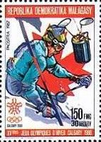 Downhill skiing