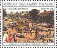Independence Avenue and Jean Ralaimongo monument