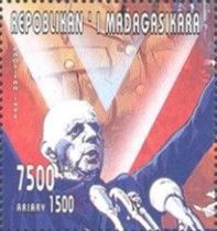 Giving speech as older diplomat