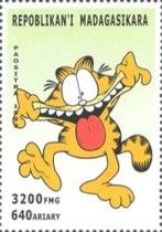 Garfield sticking out tongue