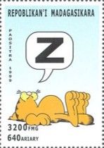 Garfield asleep